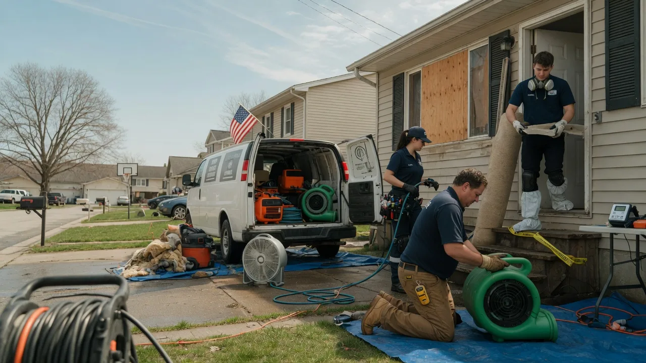 Water Damage Restoration in Ingalls, KS near me